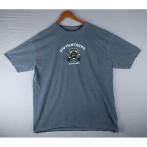 FIU Panthers Blue 84 Life Is Good Overdyed Ringspun Collection Size XL Miami